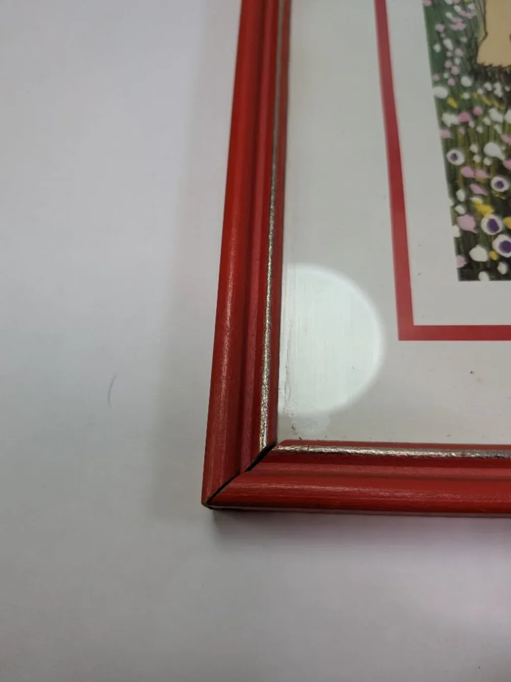 Vintage 1974 Framed Romantic Art Print 